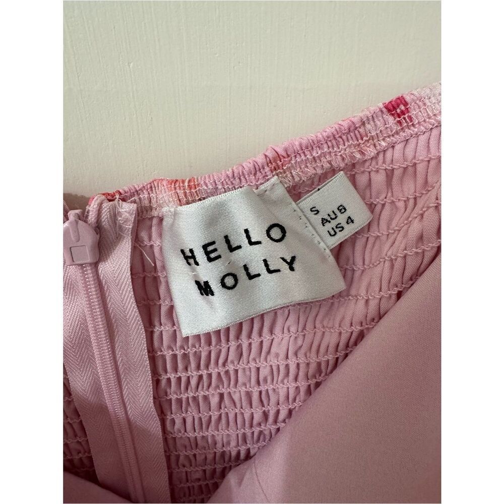 Hello Molly Pink Floral Strapless Maxi Dress - Picture 4 of 5